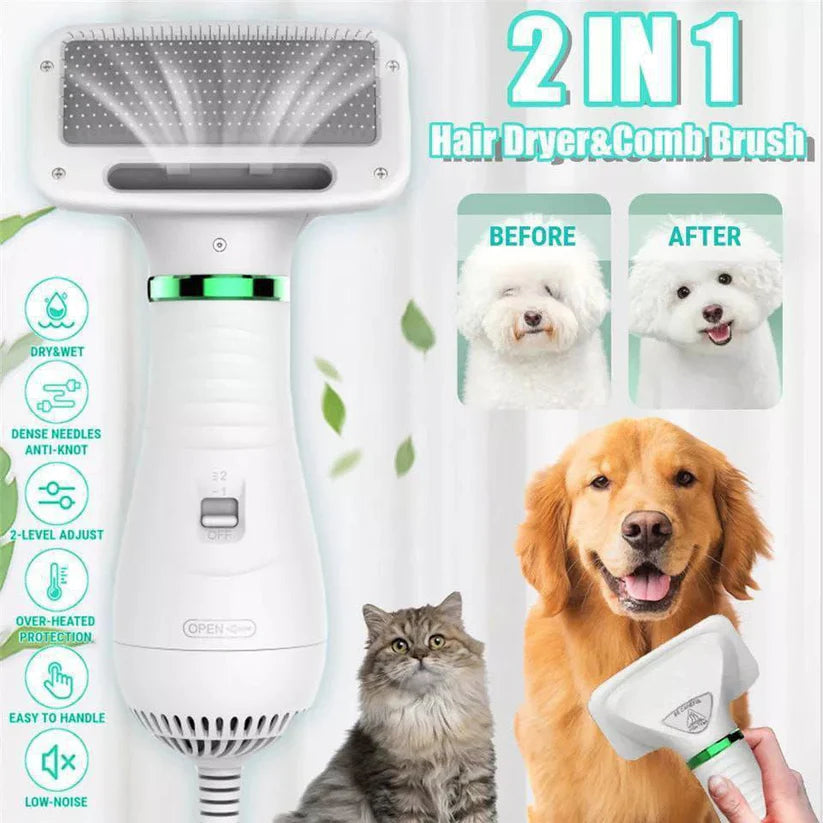 Pet Hair Dryer Brush™