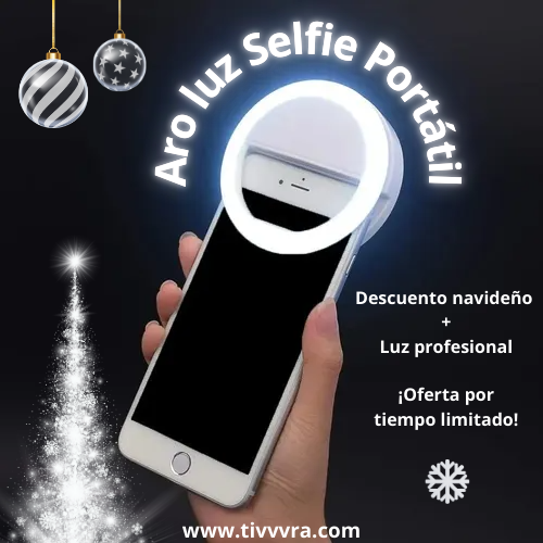 Aro Luz Selfie Portátil™